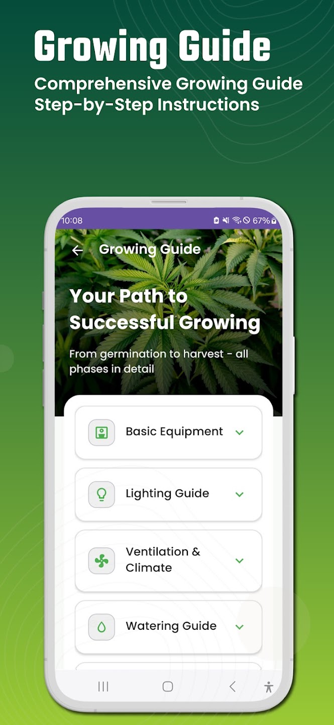 Growing Guide Screen